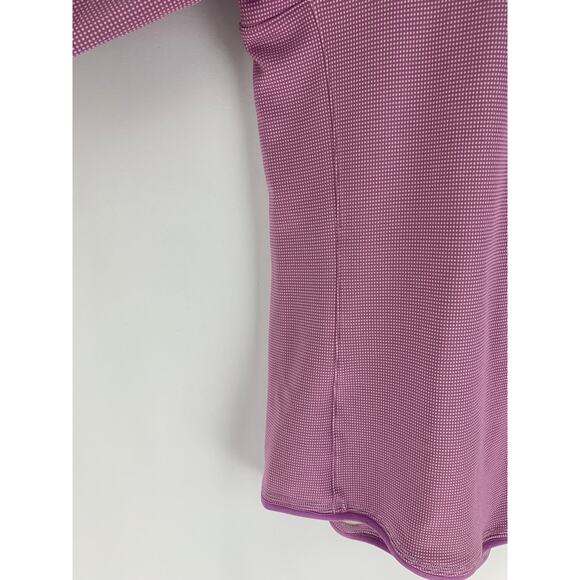 T By Talbots Half Zip Mock Neck Pullover Jacket Womens Size L/XL Purple New - Picture 5 of 12